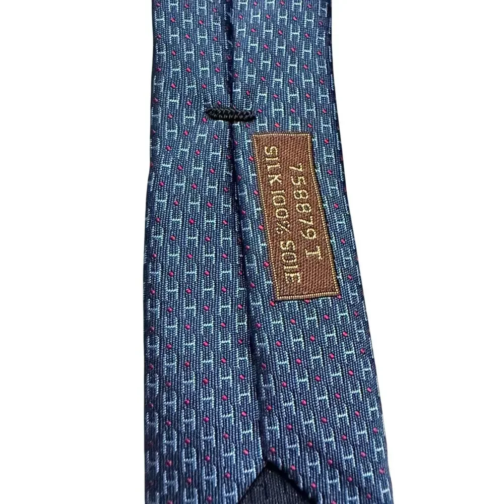 Hermès Paris Slate Blue Geometric 